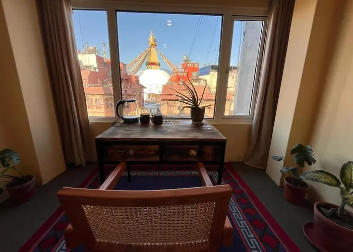 Big Traditional With Boudha Stupa View Apartment *